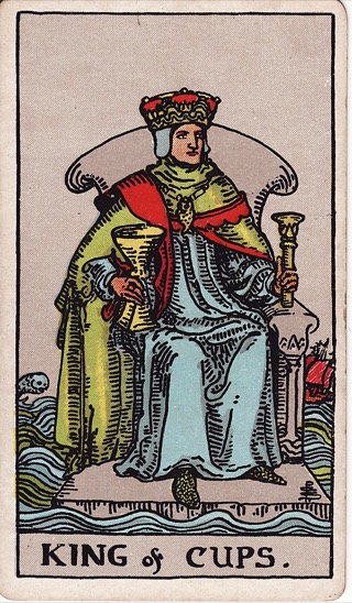 King of Cups tarot card (Rider-Waite)