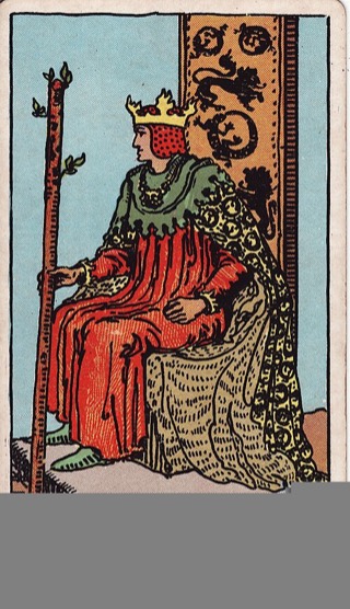 King of Wands tarot card (Rider-Waite)