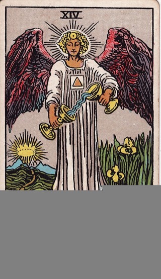 Temperance tarot card (Rider-Waite)
