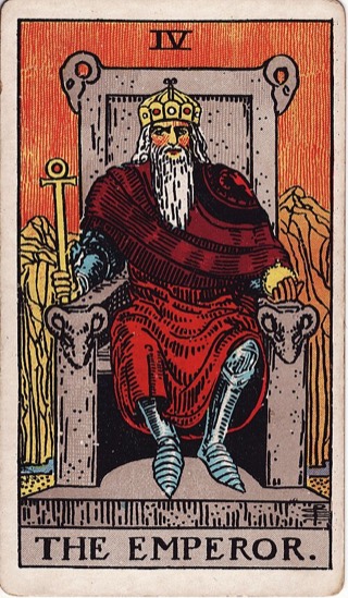 The Emperor tarot card (Rider-Waite)