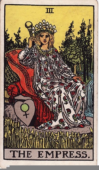 The Empress tarot card (Rider-Waite)