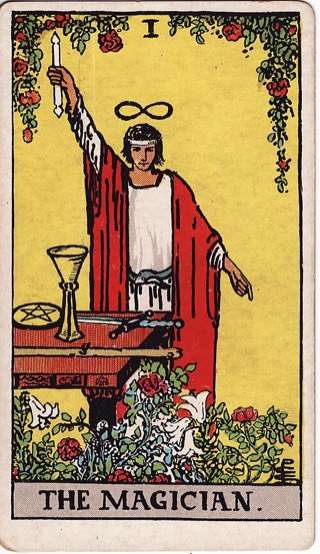 The Magician tarot card (Rider-Waite)